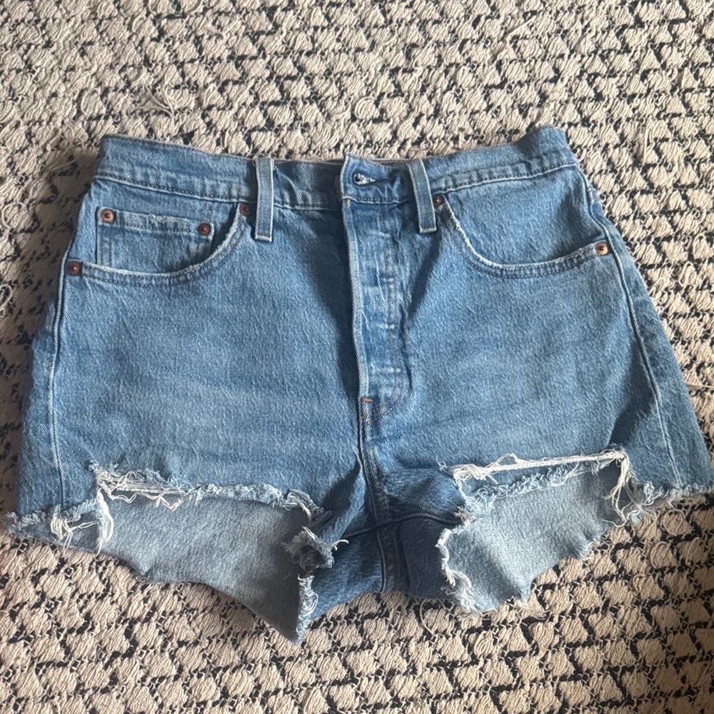 Levi's Classic Blue Jean Shorts 501